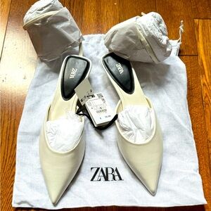 Zara Size 8 New Heels with Tags & Bag